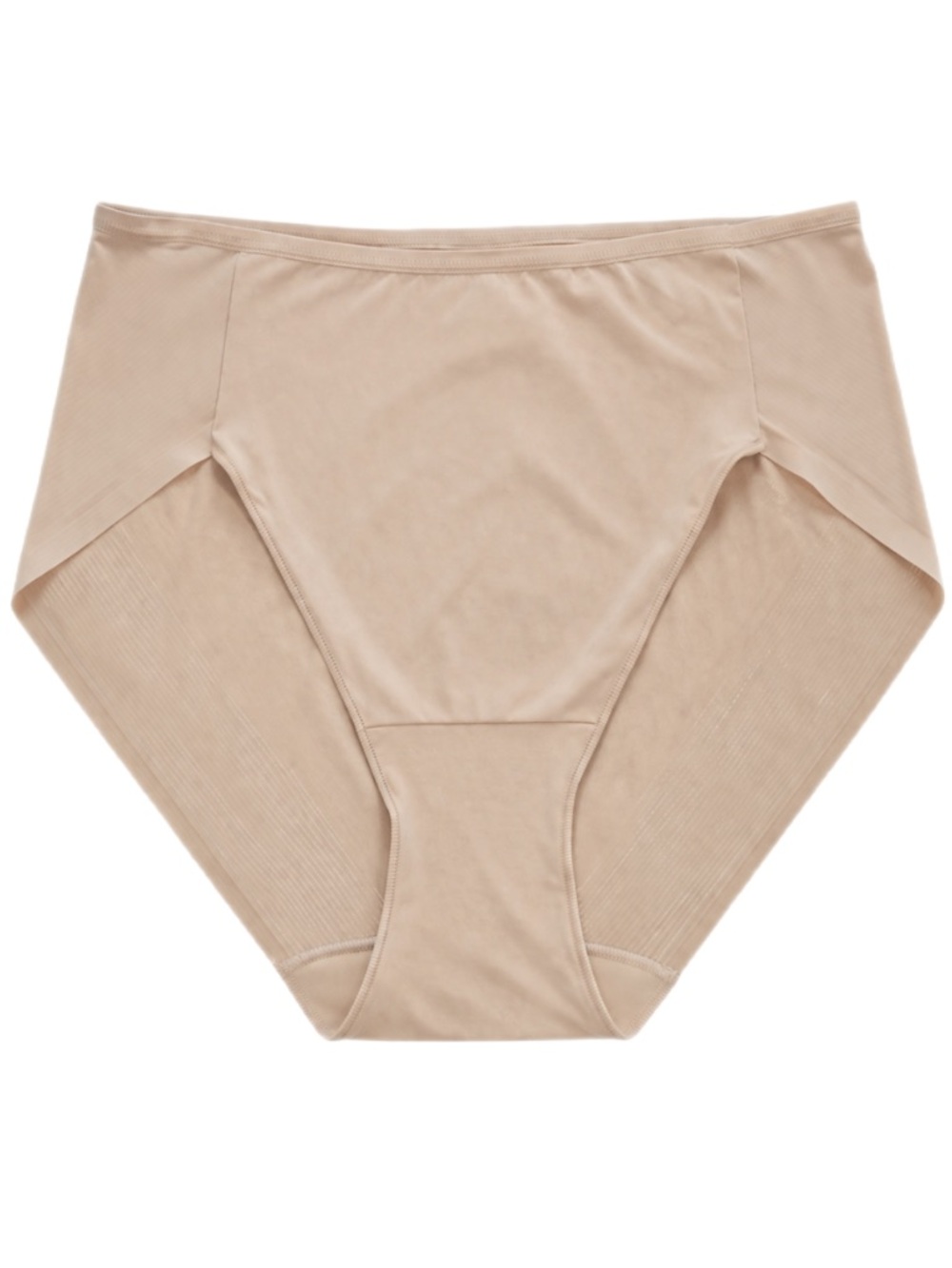 NWOT Soma Seamless No Show Brief Nude Beige — Size L